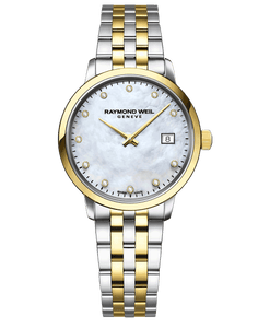 Raymond Weil Toccata Ladies Two-tone Gold Diamond Quartz Watch