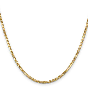 14K Yellow Gold Franco Chain 18"