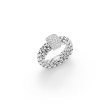 Load image into Gallery viewer, FOPE VENDOME FLEX&#39;IT DIAMOND RING - WHITE GOLD
