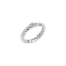 Load image into Gallery viewer, FOPE EKA TINY DIAMOND RING - WHITE GOLD
