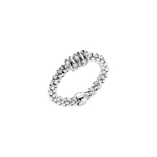 Load image into Gallery viewer, FOPE PRIMA FLEX&#39;IT DIAMOND RING - WHITE GOLD
