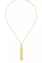 Load image into Gallery viewer, Yellow Gold Bujukan Fashion Tassel Pendant Necklace
