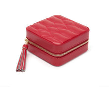 Load image into Gallery viewer, Wolf 1834 Caroline Zip Travel Case Red

