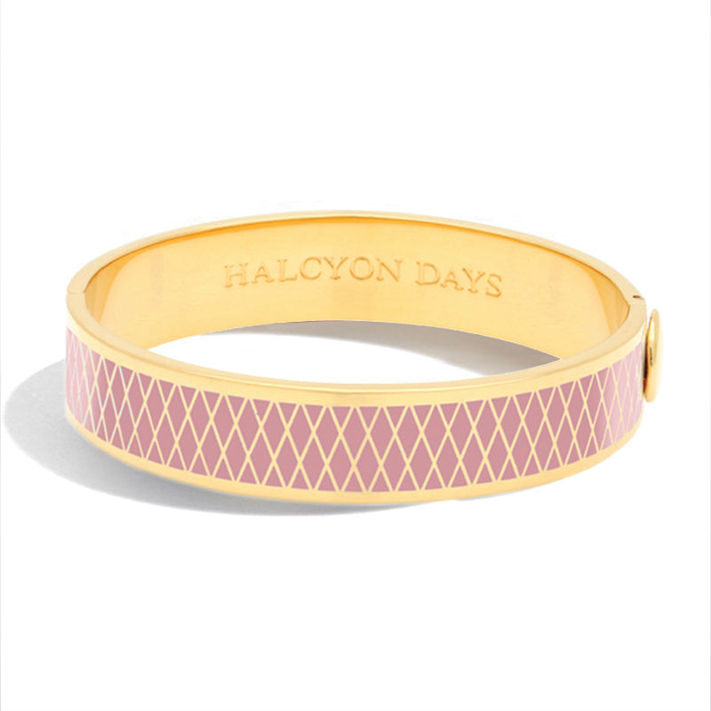 Halcyon Days Parterre Pink & Gold Bangle