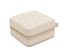 Load image into Gallery viewer, Wolf 1834 Caroline Zip Travel Case Ivory
