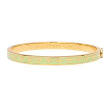 Load image into Gallery viewer, Halcyon Days Skinny Bee Meadow &amp; Gold Bangle
