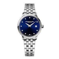 Raymond Weil Toccata Ladies Blue Dial Diamond Quartz Watch